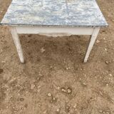 Old zinc plated table
