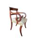Fauteuil XIX Acajou Carver Régence Empire