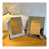 Art deco beveled mirror photo frame