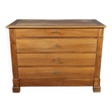 Commode en Noyer, époque Restauration – 1ère Partie XIXe