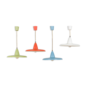 Ensemble de 4 suspensions multicolores
