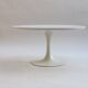 1960s White Tulip Coffee Table by Maurice Burke for Arkana 75