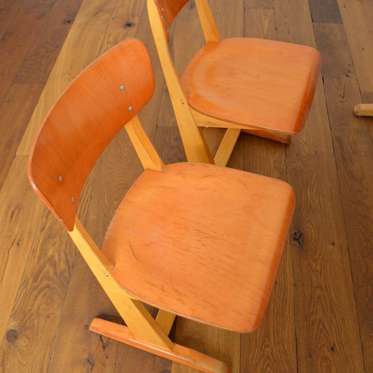 Casala desk set + 2 chairs 1950s