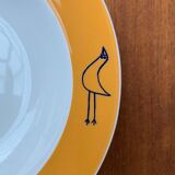 Postmodern German series of flying objects, soup plates by David Palterer and Sieger Design for Arzberg, 1990s, set of 7.