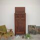 Antique wooden gramophone sideboard Art Deco France 1950