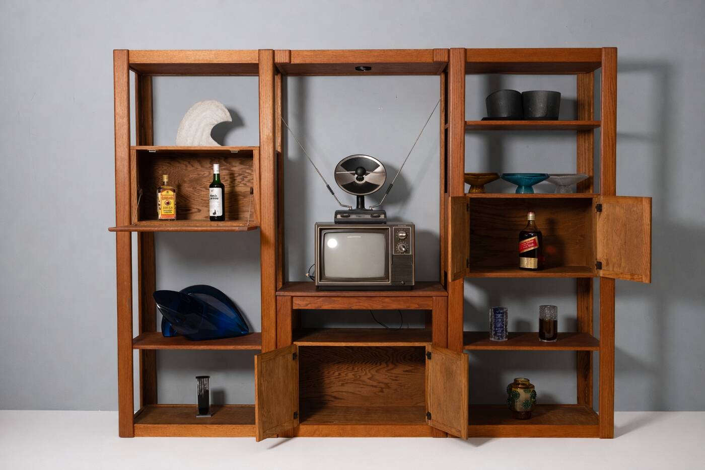Modular Living Room Wall, 1970s, United States