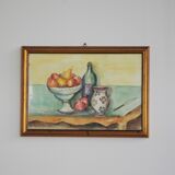 Oil painting on canvas depicting Still Life, Serini, 1994