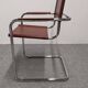 Série de 8 fauteuils cantilever modèle MG5 Made in Italy