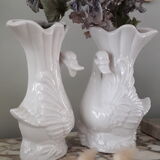 Pair of earthenware saturator vases