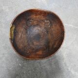 Antique African wooden salad bowl