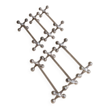 Set of 6 vintage silver-plated knife rests by Berndorf (Germany), 1880s.