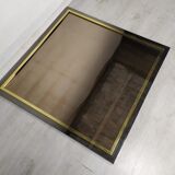 Mirror square brass design