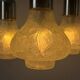 Cascade lamp with 3 glass and chrome shades by WILA, 1960s, Germany