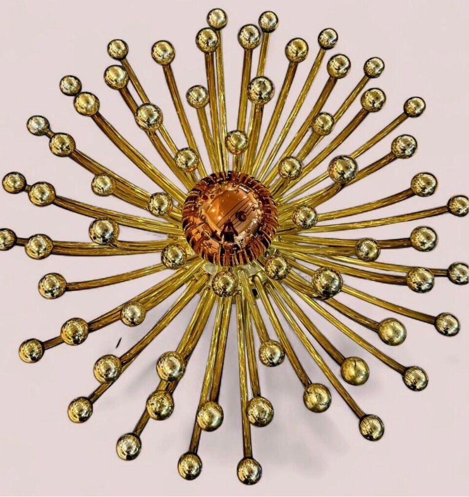 Lamp / wall light pistilo studio Tetrach circa 1970