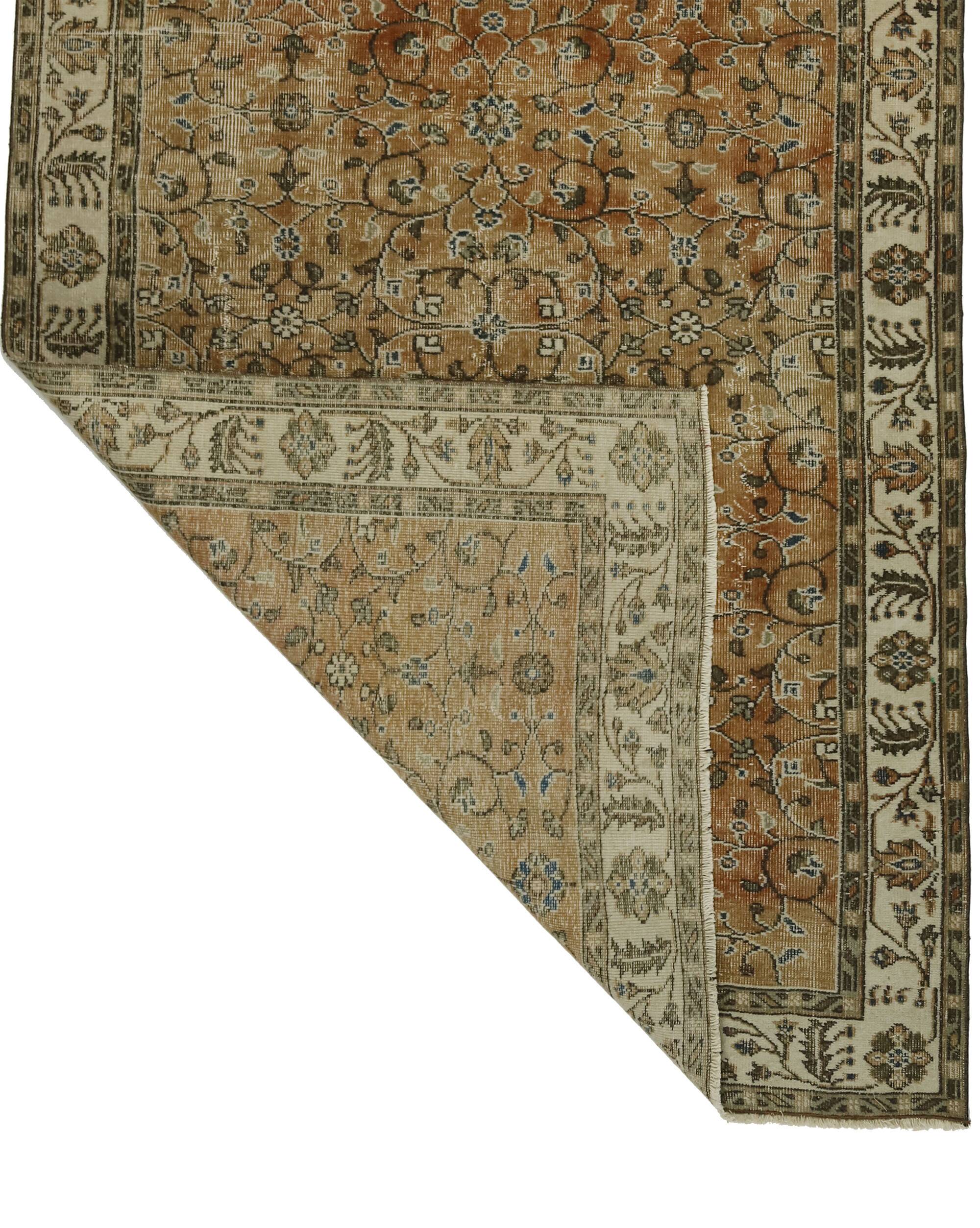 Tapis oriental vintage fait main – Anatolie, années 1950 – 265x148 cm