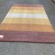 Handmade artisanal Persian Gabbeh rug in wool, India, 200x300cm.