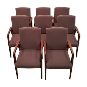 ensemble de 8 fauteuils