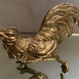 Subject to the silver metal rooster