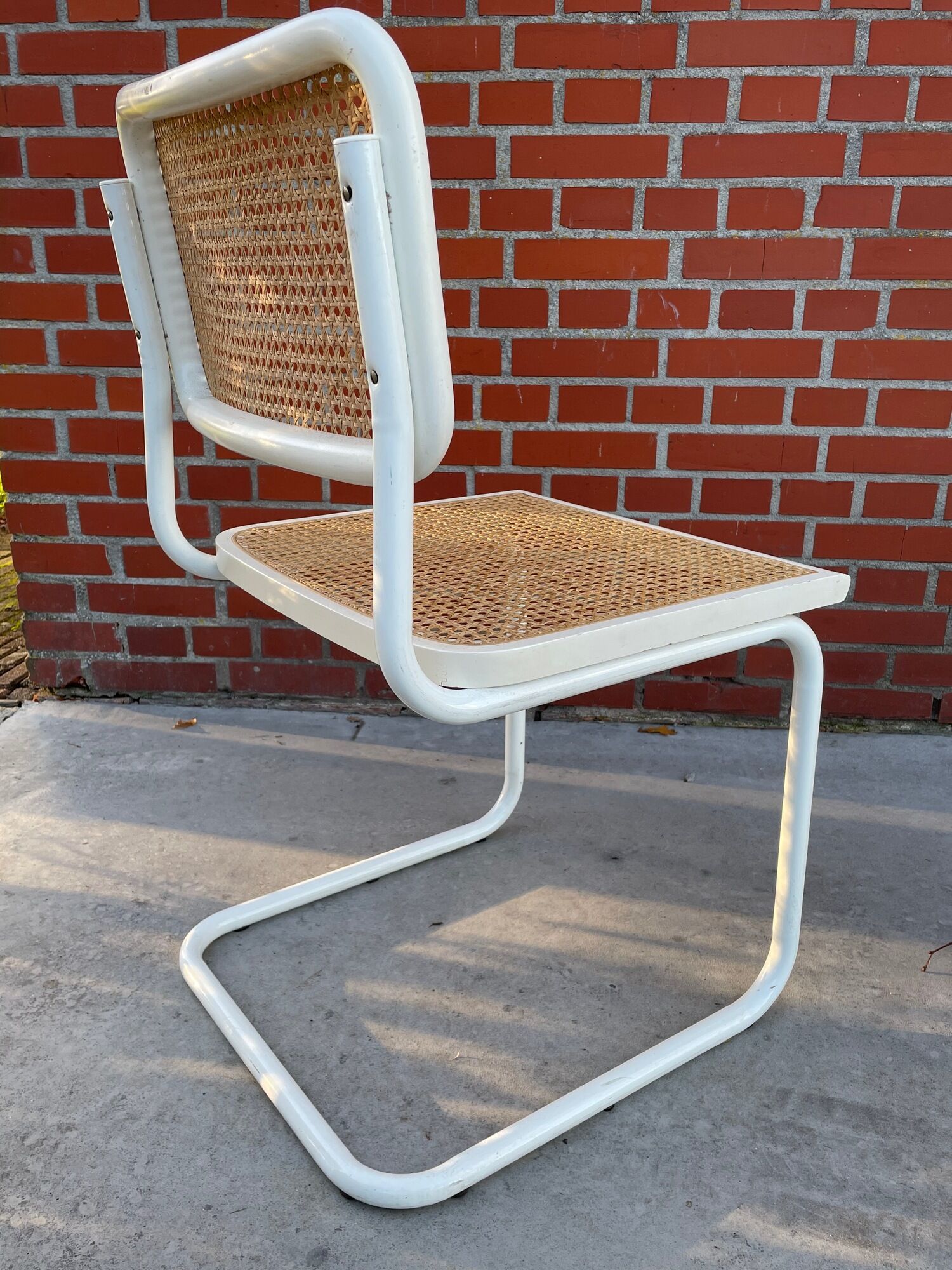 Suite of 4 chairs Cesca by Marcel Breuer made in Italy