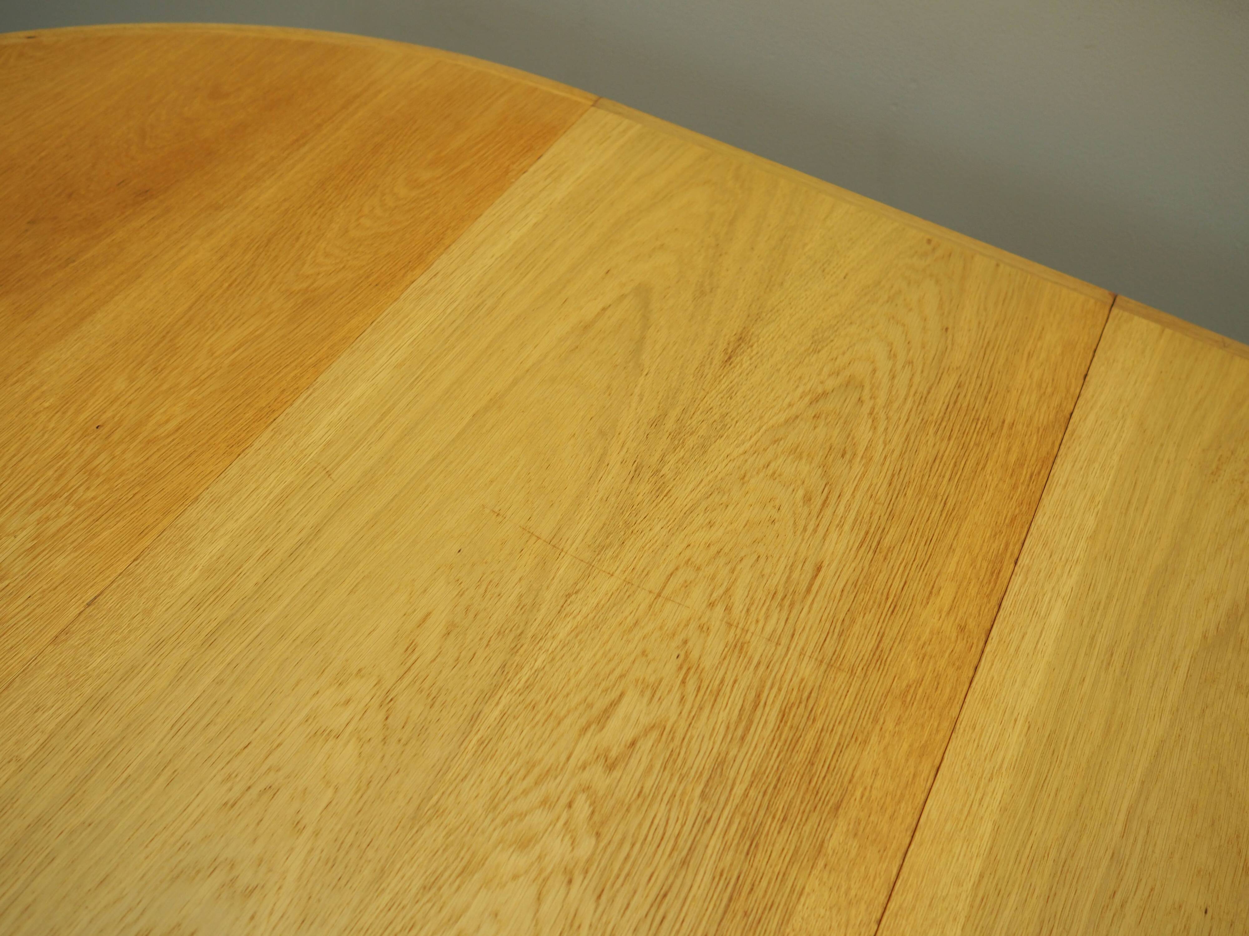 Ash round table, Danish design, 1960s, production: Denmark