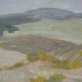 Ruth Wahlund (1906-1994 ), Swedish Landscape, 1960, Oil on Canvas, Framed