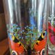 Set of 10 butterfly glasses from the Reims glassworks, vintage.