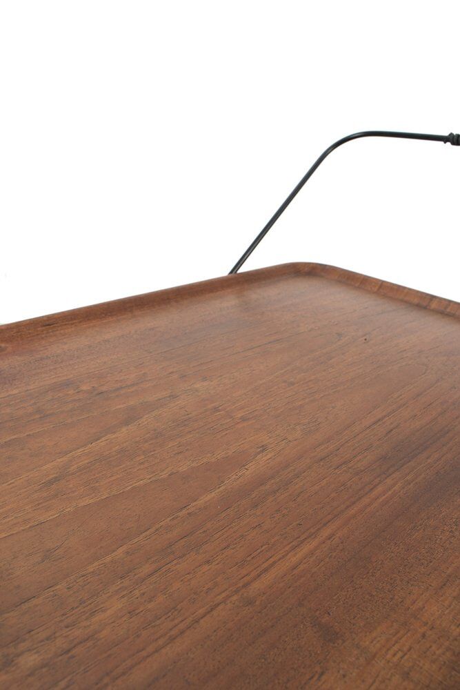 Teak and string cart by Jie Gantofta for Paul Nagel