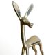 Biche en laiton, années 50