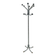 Coat rack with 12 chrome and black plastic hooks, 1960, 2m.