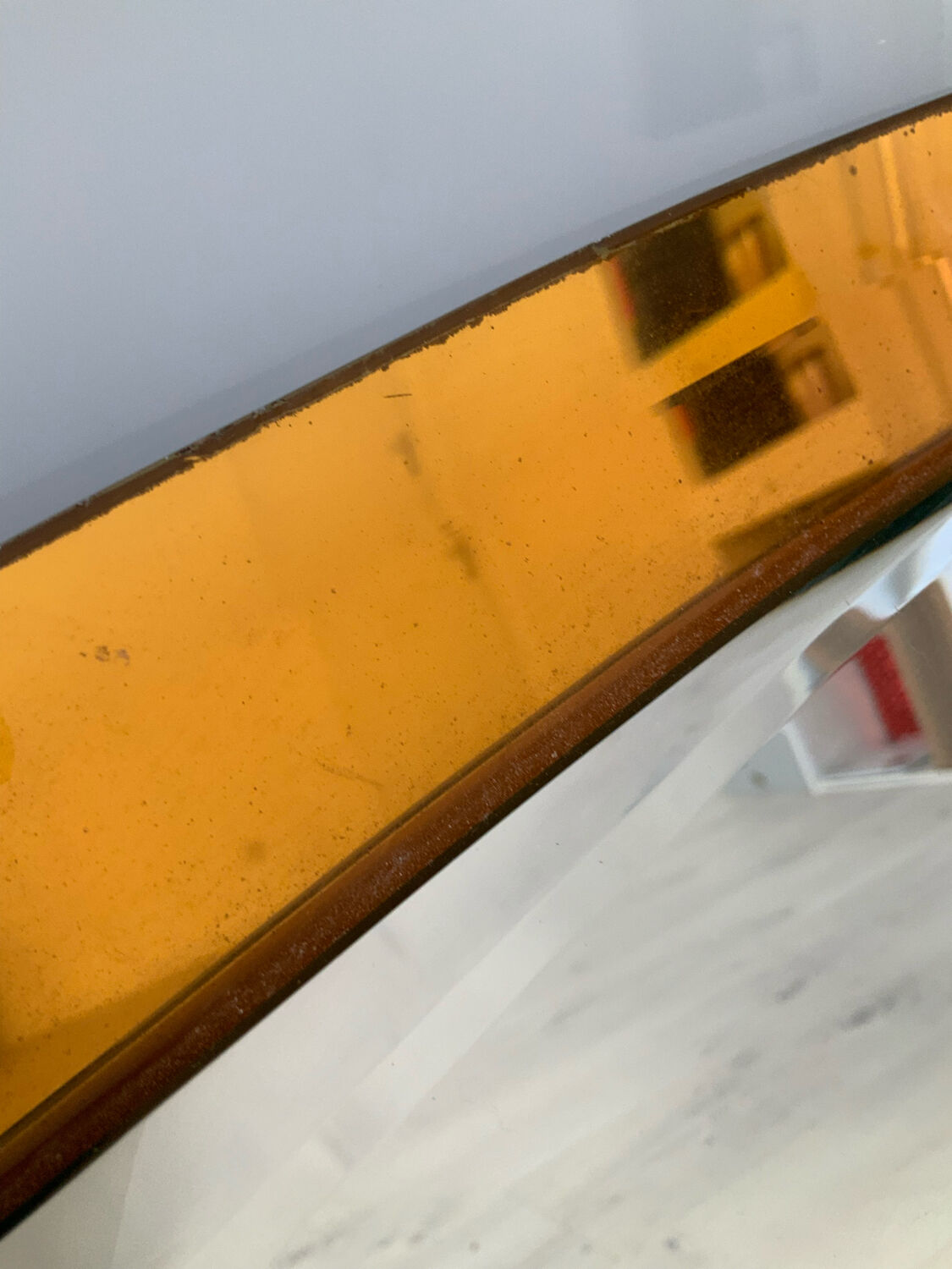 Mirror Antonio Lupi by crystal Luxor 60s 70s 59x80cm