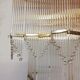Lamp glass wall lamp 1980