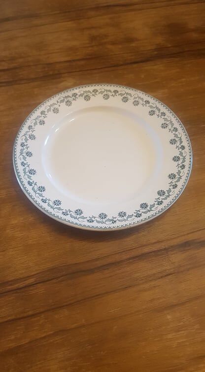 Plate in Iron Earth Moulin des Loups model Georgette