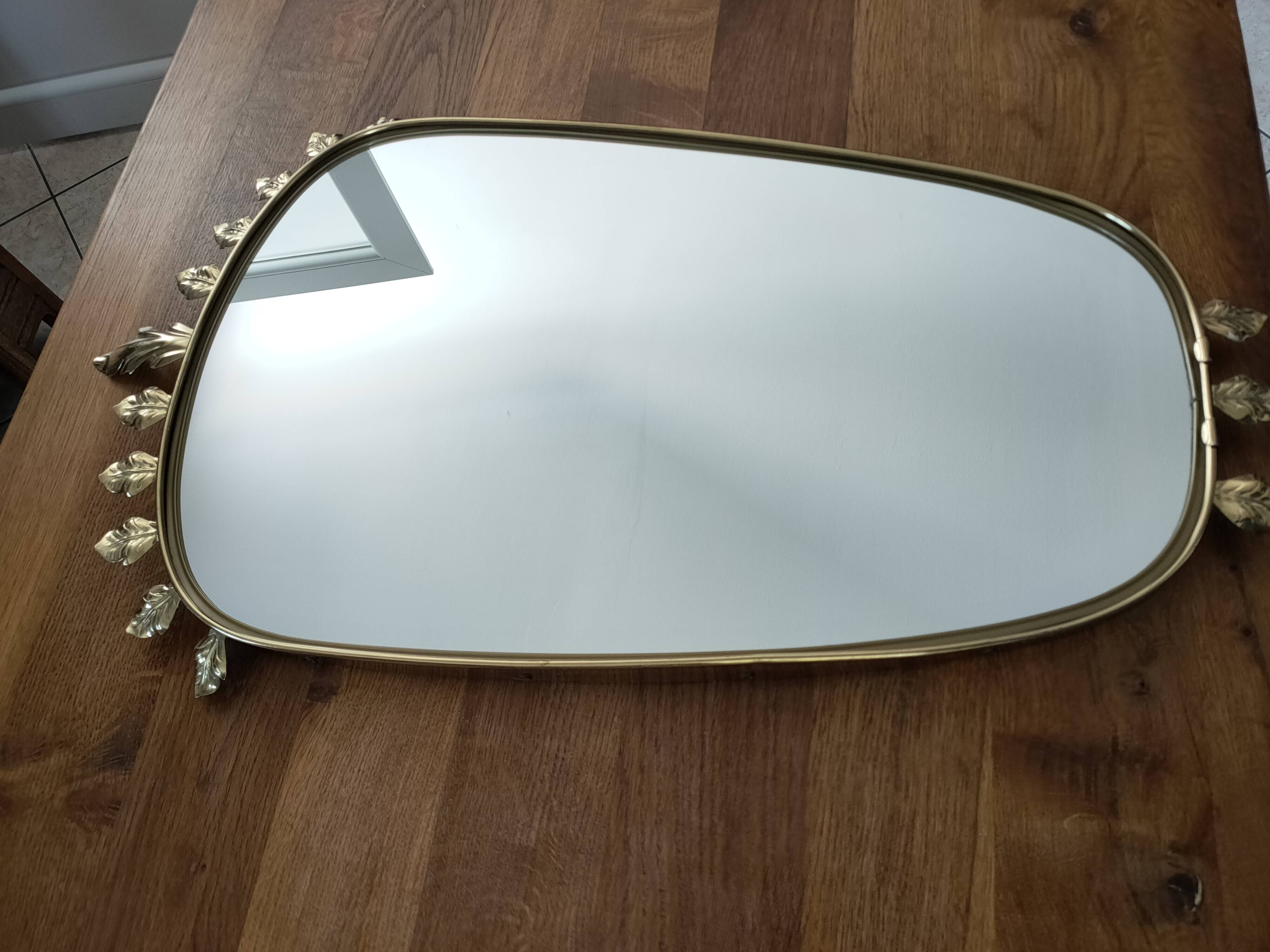 60s gold mirror