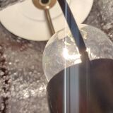 Lampe de table avec tulipe en cristal. Italie, années 1980.