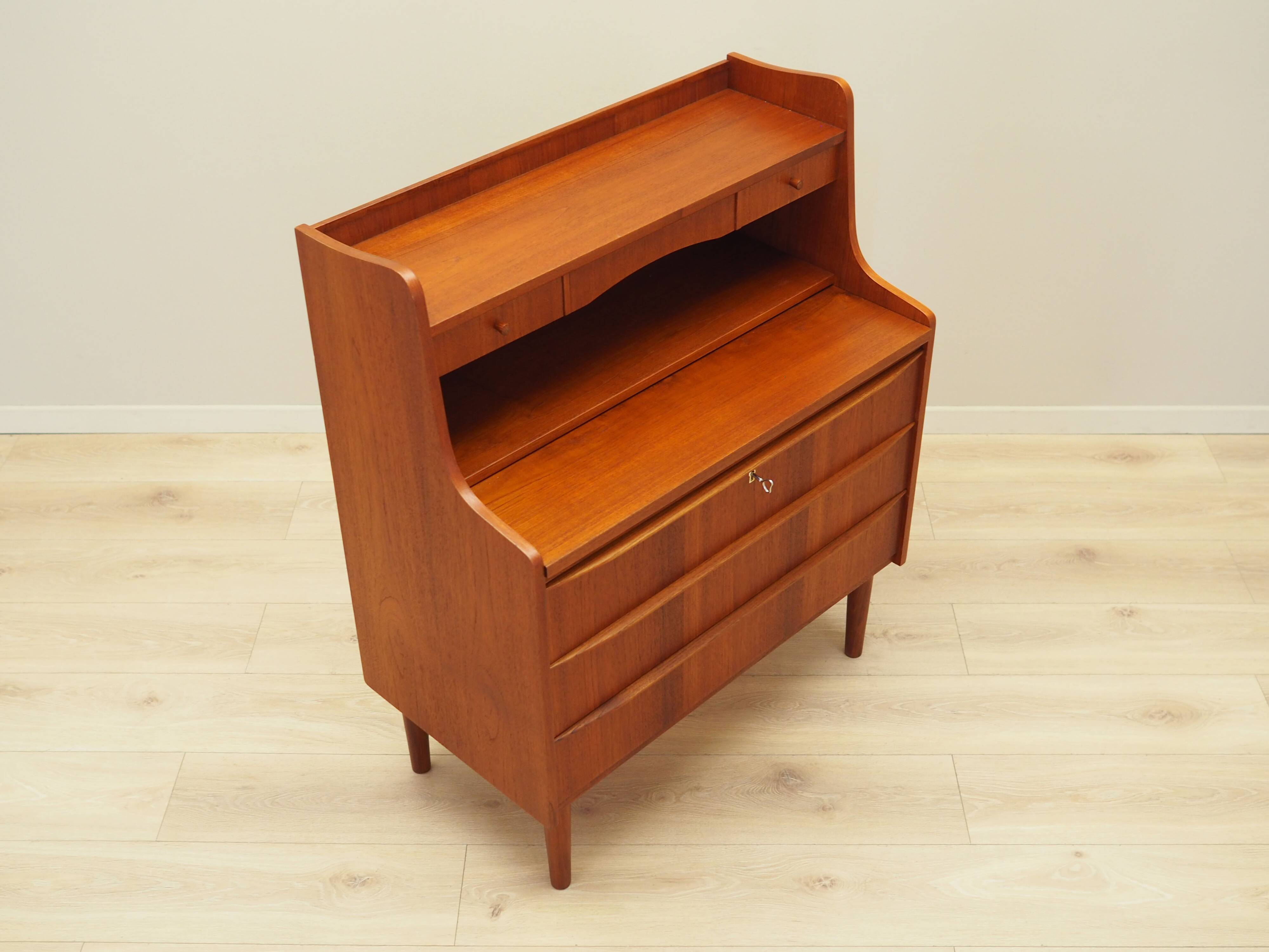 Teak secretary, Danish design, 1970s, production: Denmark