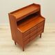 Teak secretary, Danish design, 1970s, production: Denmark