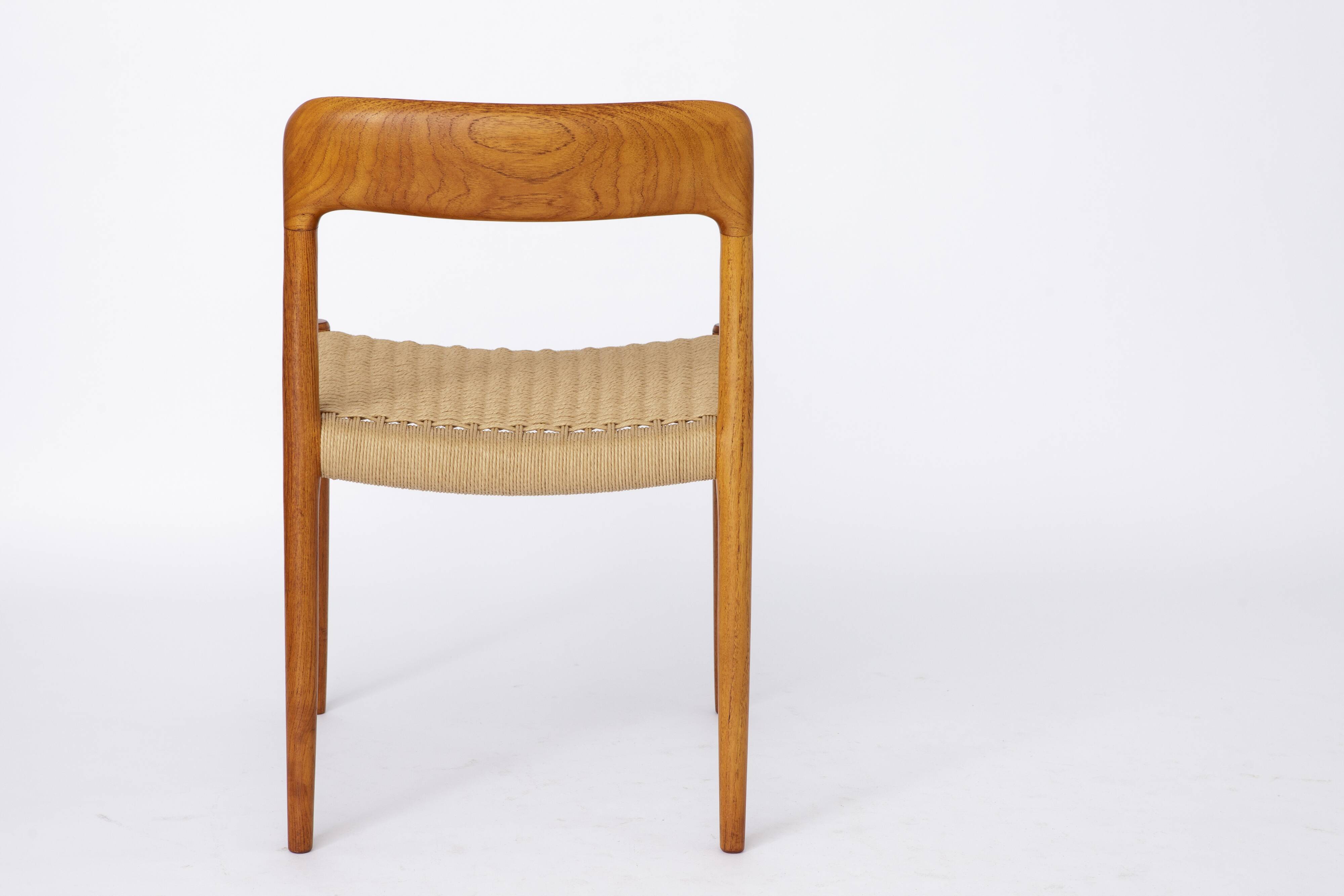 1 of 12 Niels Otto Møller Chair Model 75 in Teak – 1950s