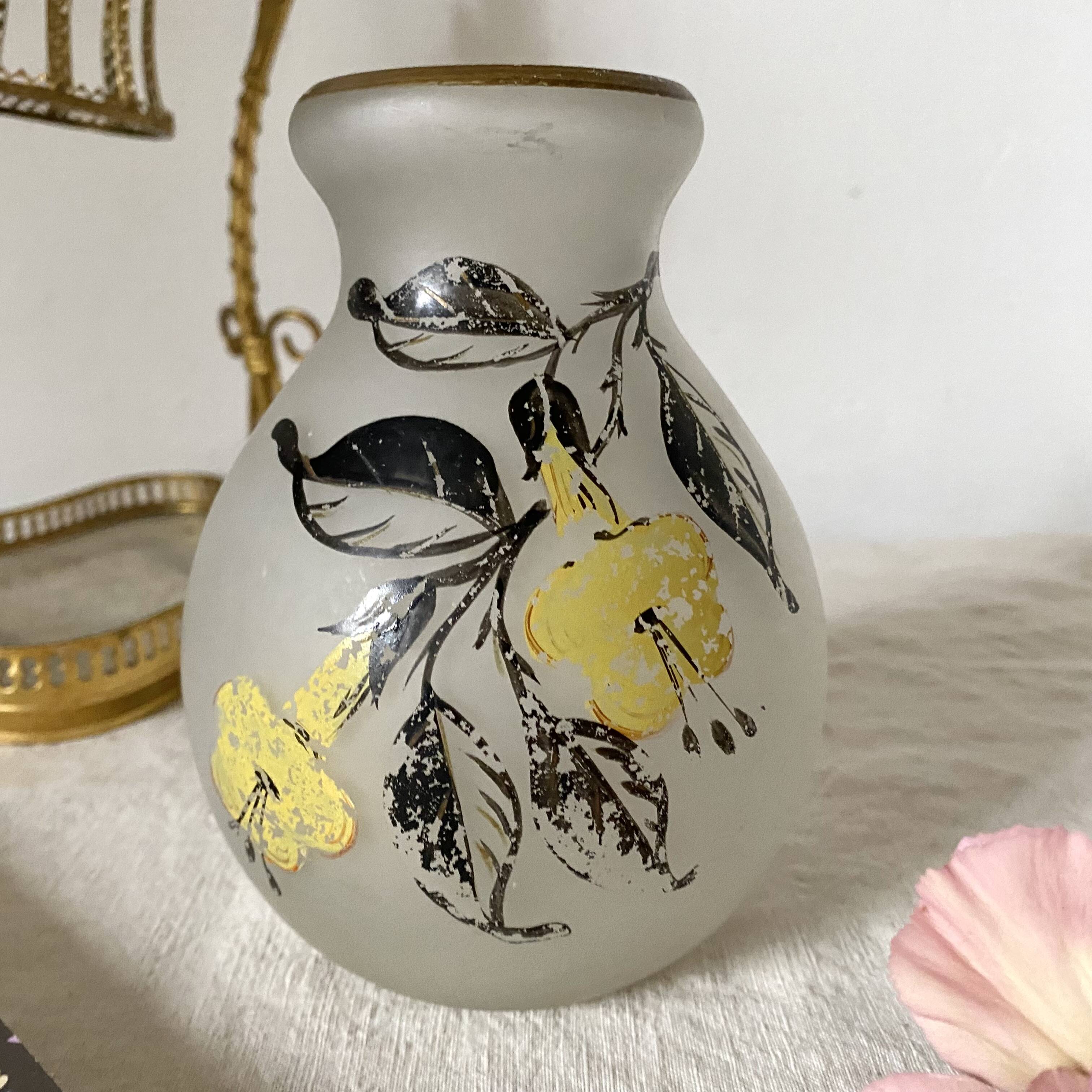 Glass paste vase 1900