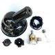 BLACK ENAMELLED TOLE WALL LAMP 1940 LEGRAND Ø 25 CM