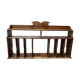 Oak bin shelf