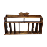 Oak bin shelf