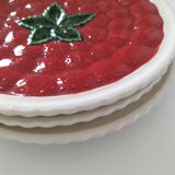 Trio of fruit slushie plates