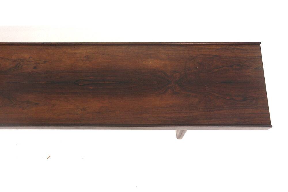 "Krobo" bench in rosewood, Torbjørn Afdal for Bruksbo, Norway, 1960