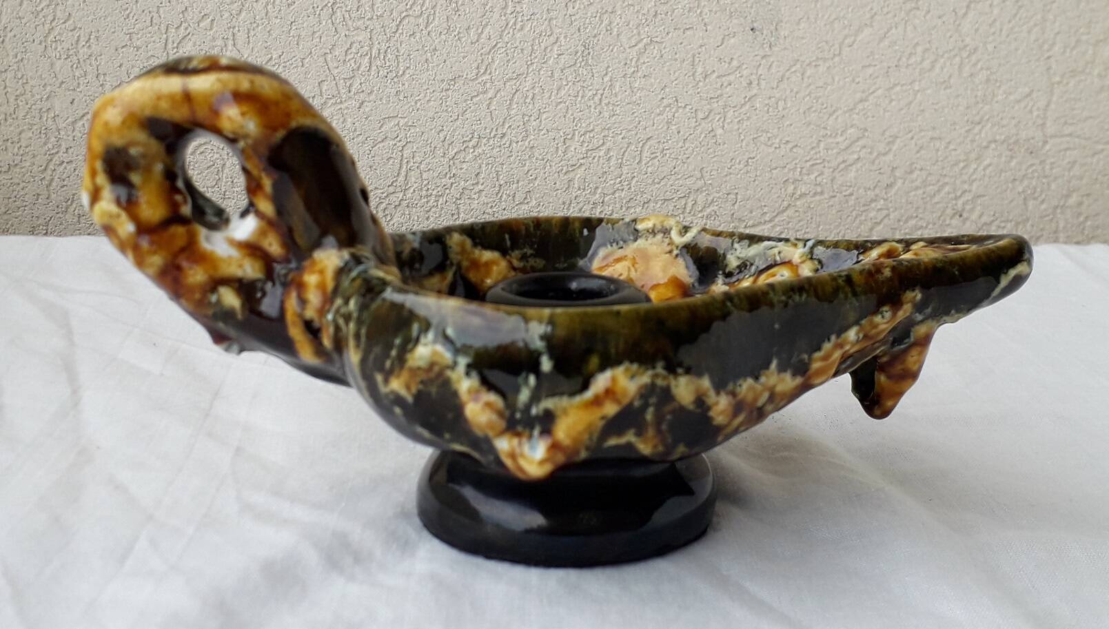 Ceramic candlestick from Vallauris