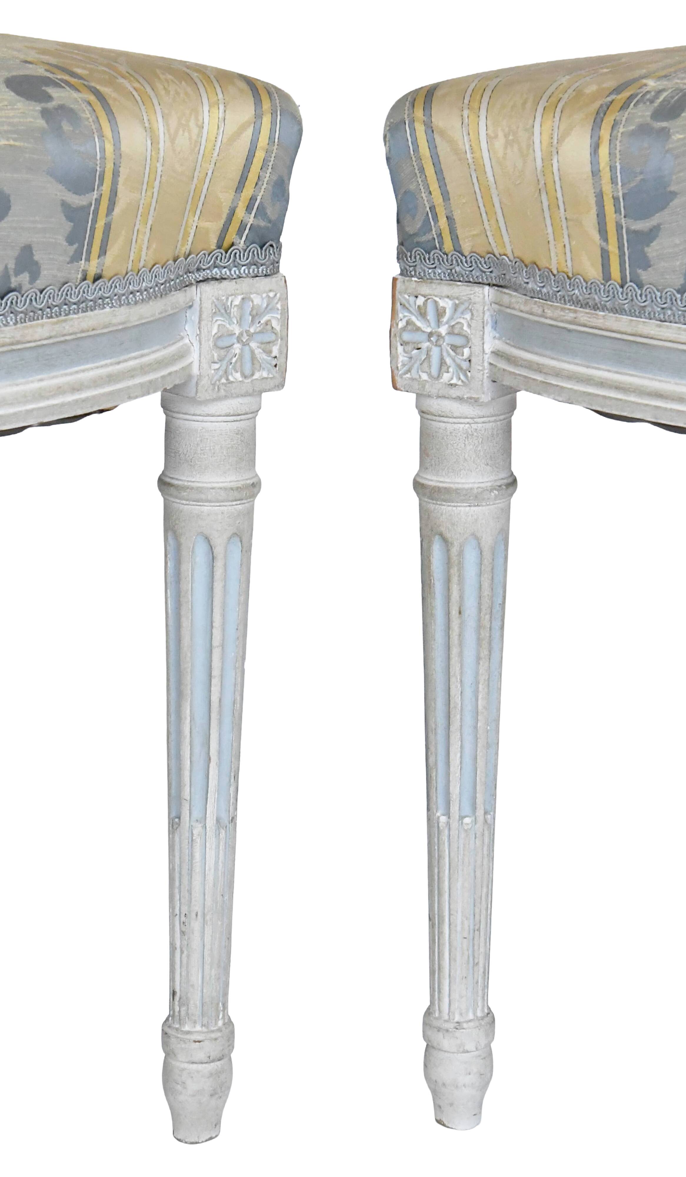 Set of 4 Louis XVI style chairs