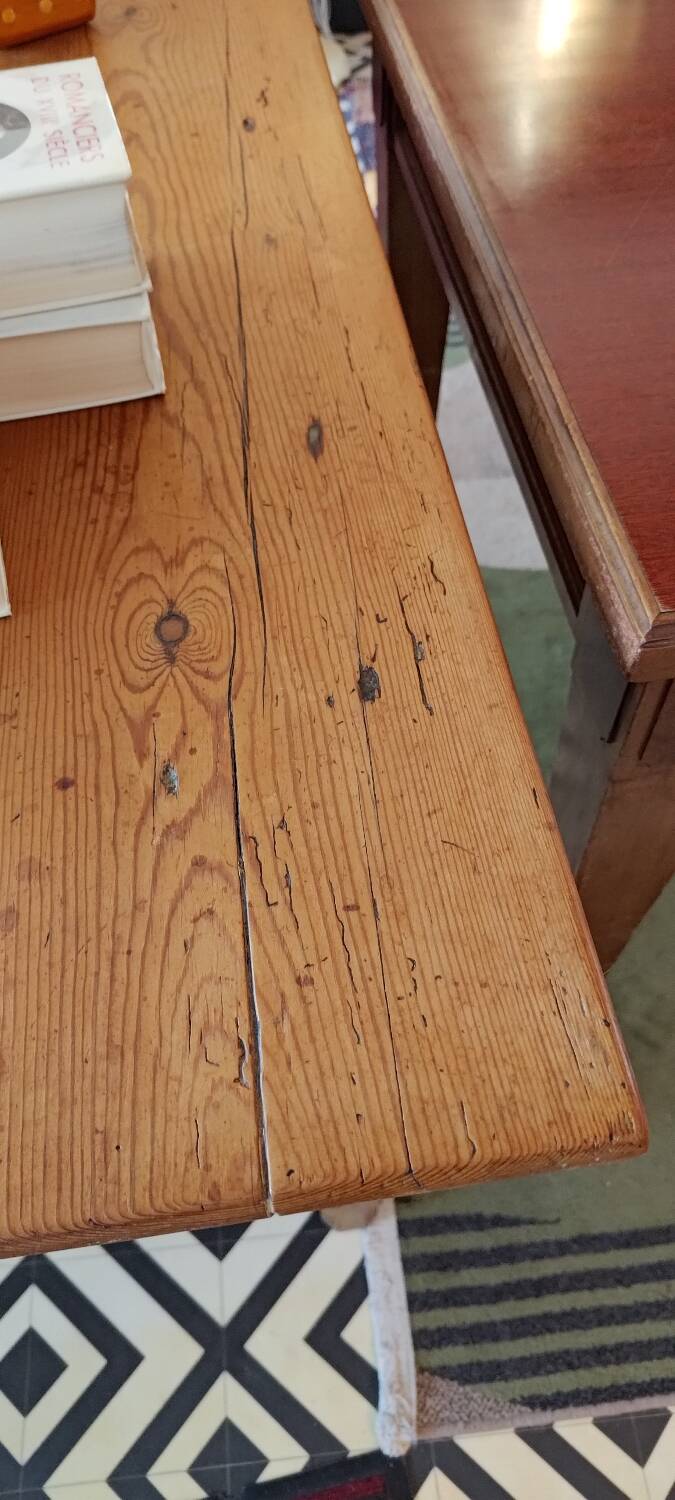 Pine farmhouse table