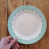 Vintage dessert plates Digoin Lola