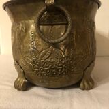 Brass planter