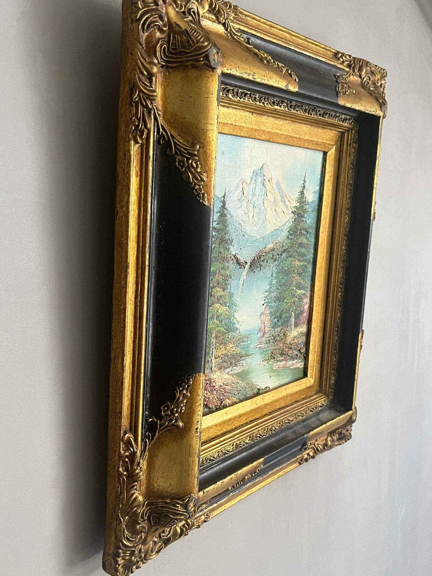 Landscape painting tableau