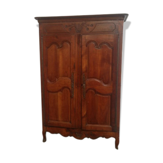 Armoire normande en merisier massif